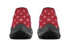 White Bows on Red