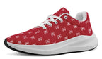 White Bows on Red
