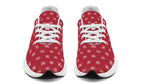 White Bows on Red
