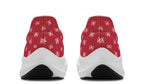 White Bows on Red