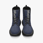 1045. Casual Leather Chunky Boots