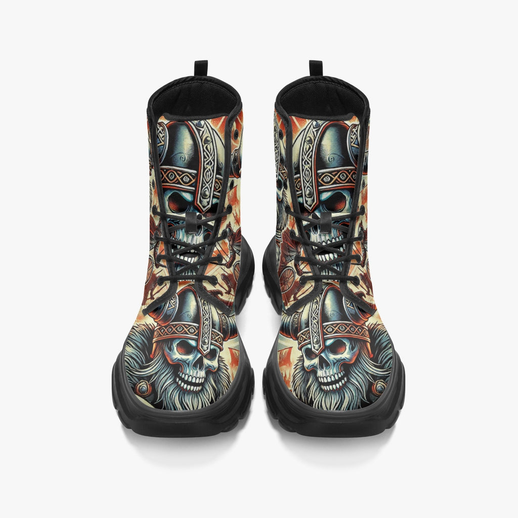 Viking Battle Fierce Skull Warrior