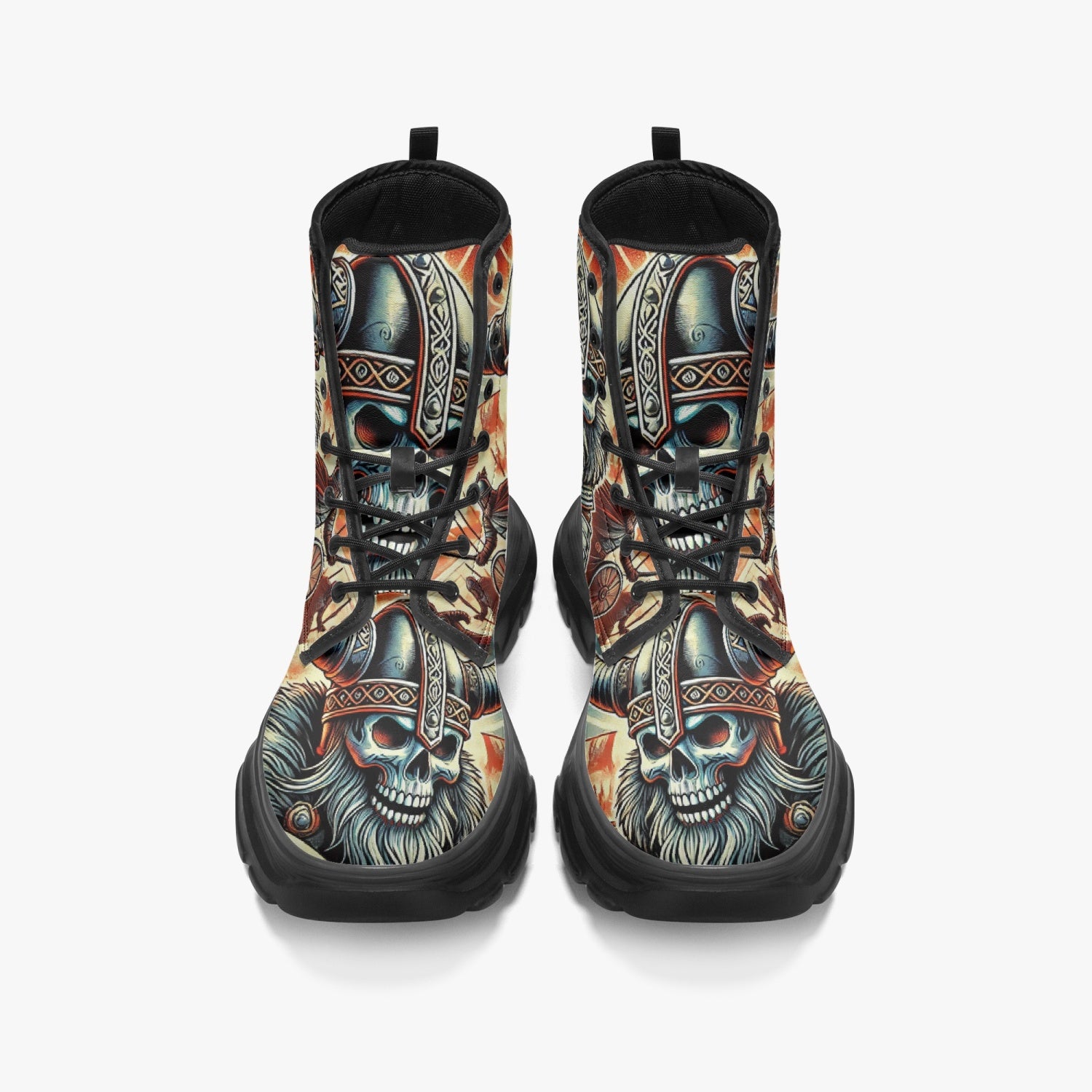 Viking Battle Fierce Skull Warrior