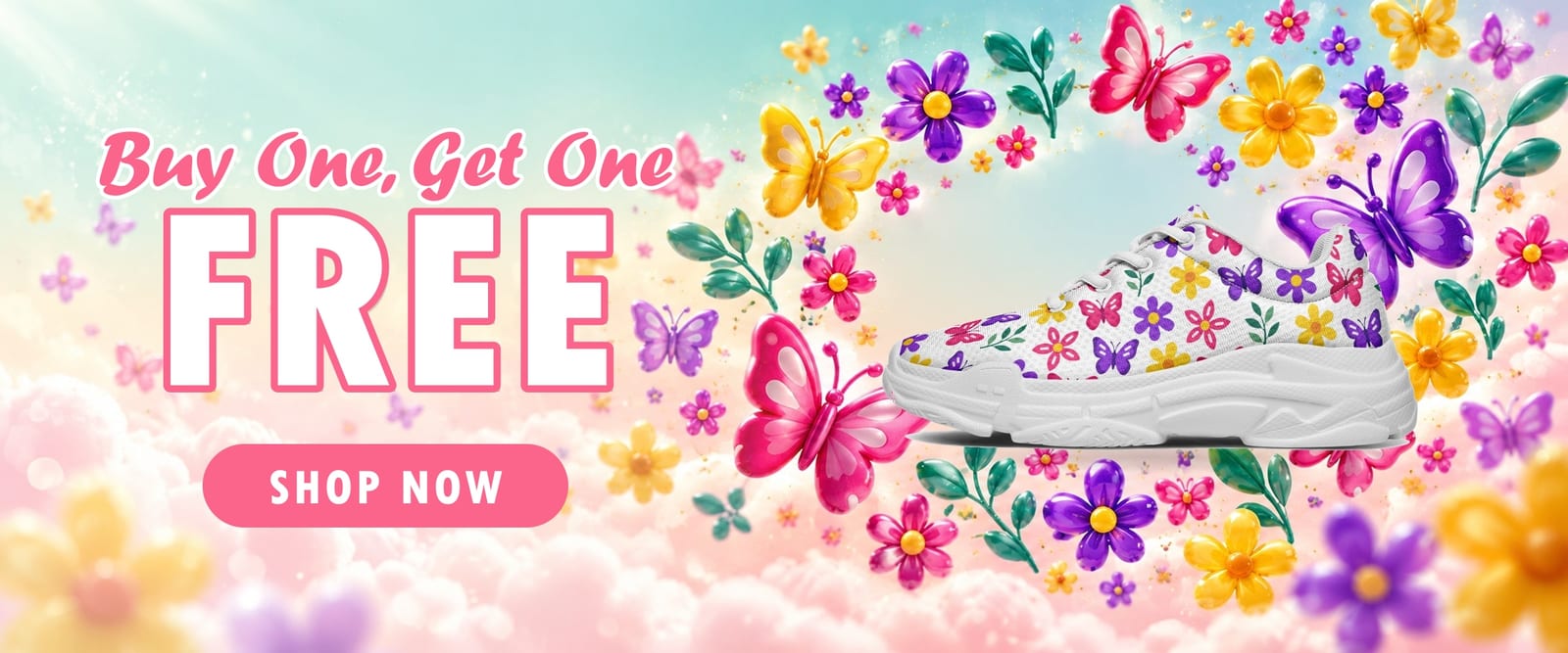 Buy one, get one free. Shop now.