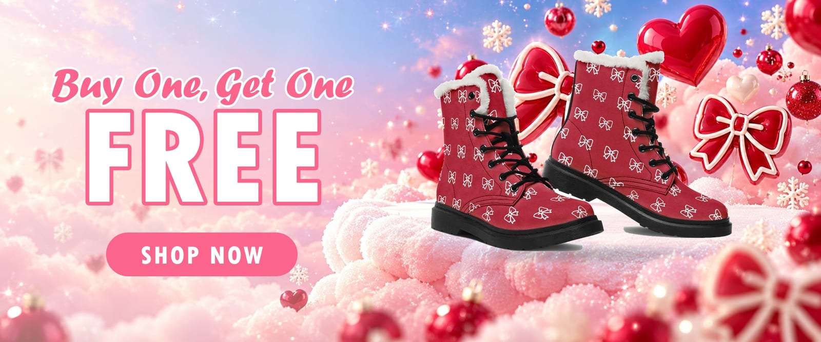Buy one, get one free. Shop now.