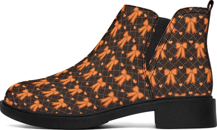 Tangerine Bows on Cocoa
